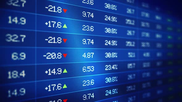 Stock Market Data Tickerboard