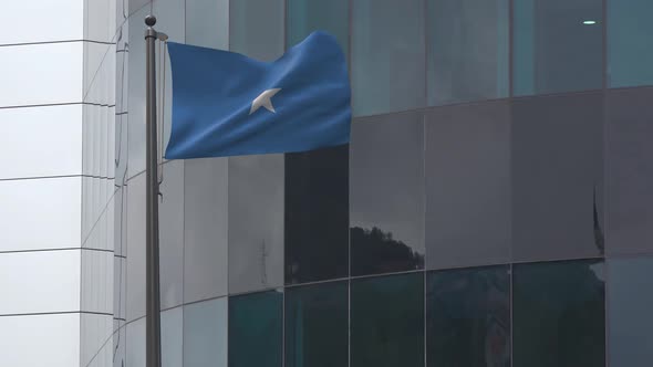 Somalia Flag Background 4K