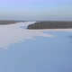 Flight Over a Taiga Forest Lake in Winter - VideoHive Item for Sale