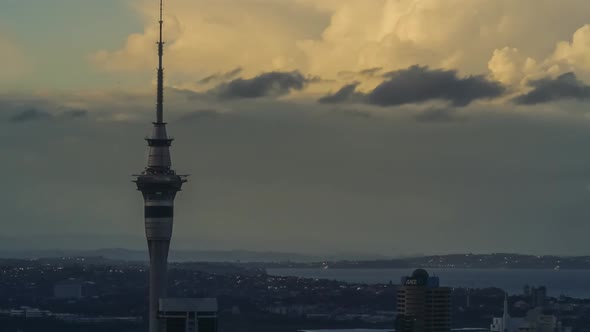 Auckland skyline timelapse