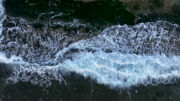 Sea Texture 4K Aerial View