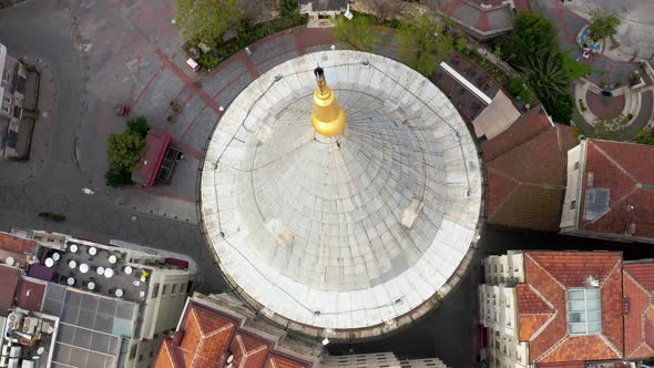 Galata Tower And Istanbul City Aerial View