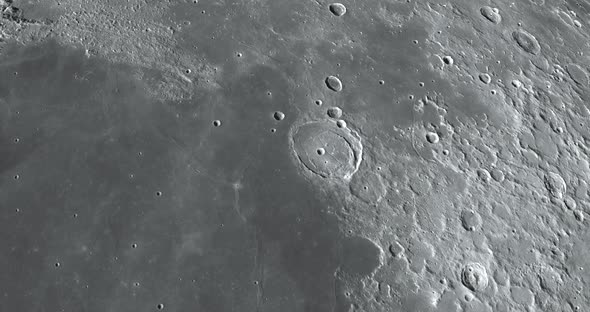 Crater Posidonius in the Moon