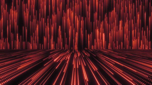 Abstract Red Light Stripes Hd