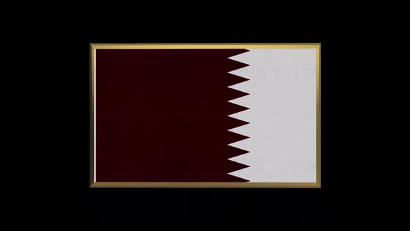 Qatar 3D Flag