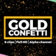 Gold Confetti - VideoHive Item for Sale