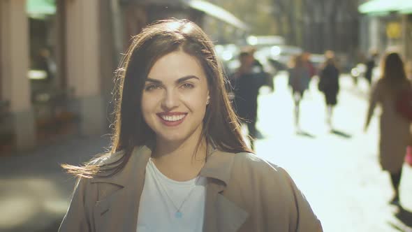 Portrait of Smiling Girl