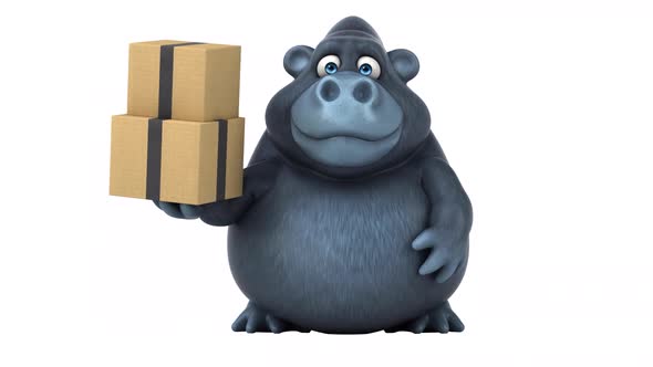 Fun gorilla - 3D Animation