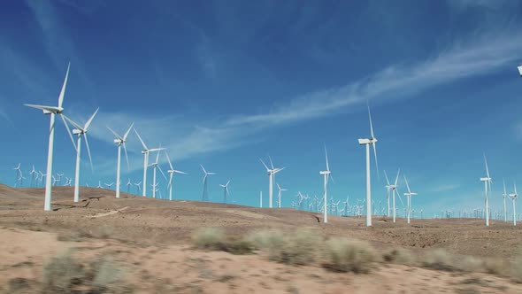 Large Wind Farm In California
