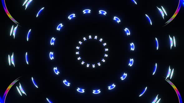 Abstract Disco Animation Infinite Looped