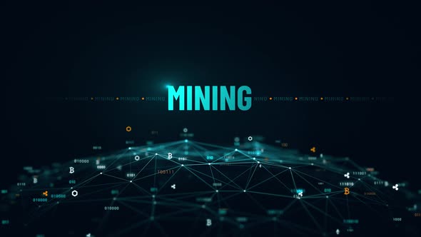 Mining Cryptocurrency Digital Globe 4K