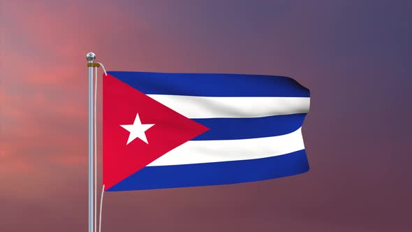 Cuba Flag 4k