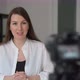 Young Woman Blogger Shoots Video Speaks to Camera - VideoHive Item for Sale
