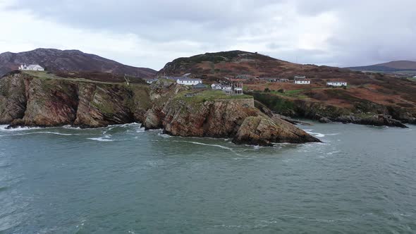 Aerial View of Fort Dunree, Inishowen Peninsula - County Donegal, Ireland