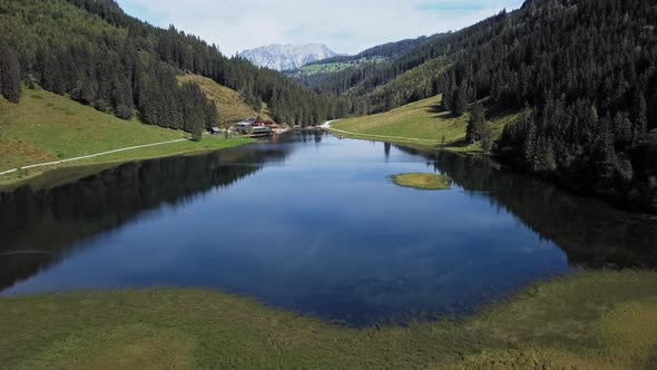 Aerial of Steirischer Bodensee, Austria