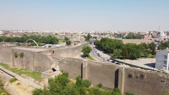 Diyarbakir Fortress a Historical Fortress in Sur Diyarbakir Turkey