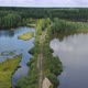 Flight Over the Taiga Forest Lake - VideoHive Item for Sale