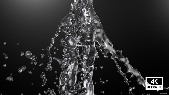 Pure Water Splash And Pouring alt