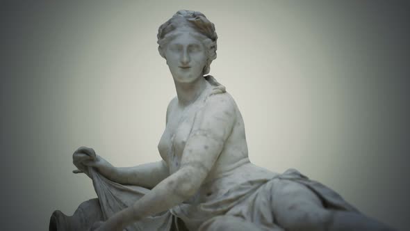 Aretheus White Marble Statue alt