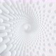 White Hypnotic Motion Tunnel Loop - VideoHive Item for Sale