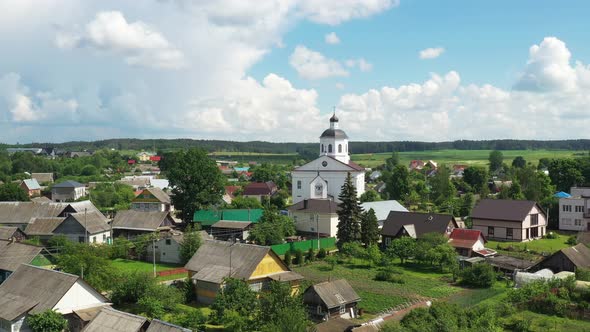 Orthodox Church of the Transfiguration of the Lord in the Agrotown of Rakov Near Minsk Belarus