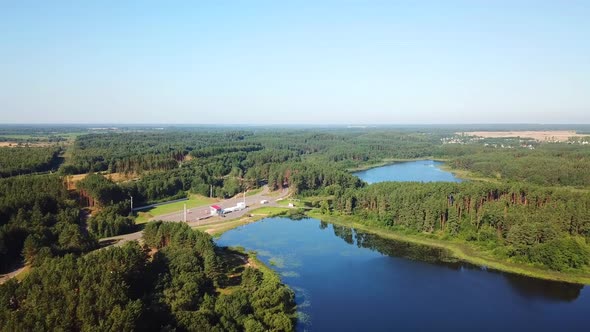 Three Lakes In The Town Of Gorodok 