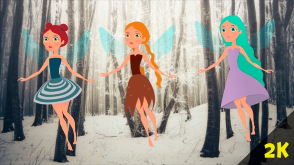 Cartoon Magic Faeries