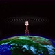 Network Tower signal on Planet Earth - VideoHive Item for Sale