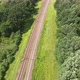 Train Way, Railway. Aerial. - VideoHive Item for Sale