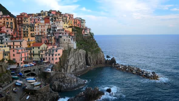 Manarola Village Cinque Terre Liguria Italy