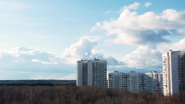 Timelapse of rain clouds