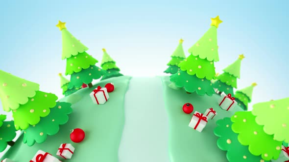 Christmas Tree Background 