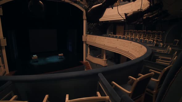 Empty Theater Hall of the Yanka Kupala Theater