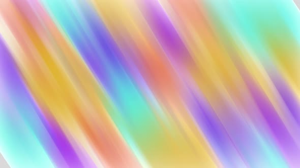 Twisted vibrant iridescent gradient blurred of purple yellow orange turquoise and blue colors