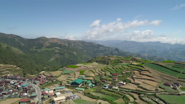 Farmland in a Mountain Province Philippines Luzon
