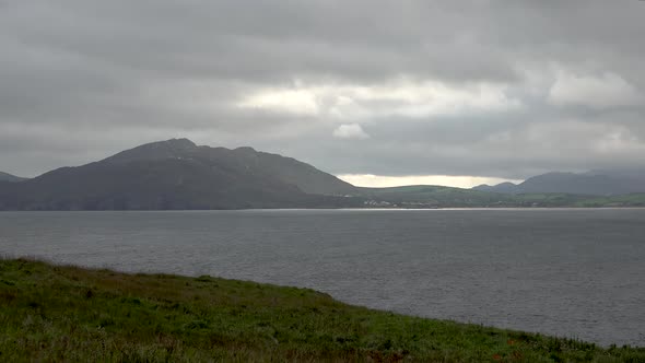 Knockfalla and Ballymanstocker Bay Seen From Fort Dunree  County Donegal Ireland