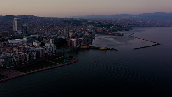 Izmir City in Aegean Coast of Turkey