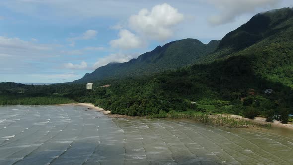 The Beaches at the most southern part of Borneo Island