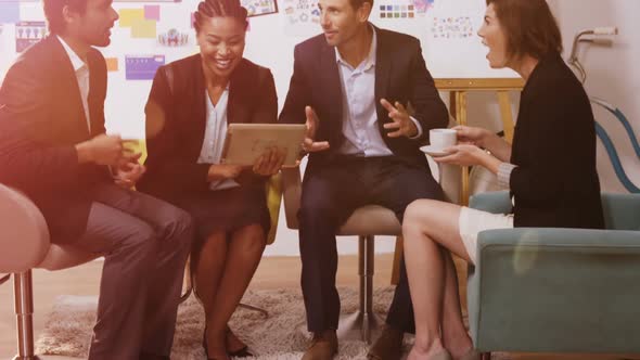 Business people having a discussion in meeting