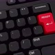Ready button on keyboard. A finger presses Enter. Click ready. Realistic keyboard button. Red button - VideoHive Item for Sale