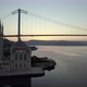 Ortakoy Mosque and Istanbul Bosphorus Bridge Aerial Video - VideoHive Item for Sale