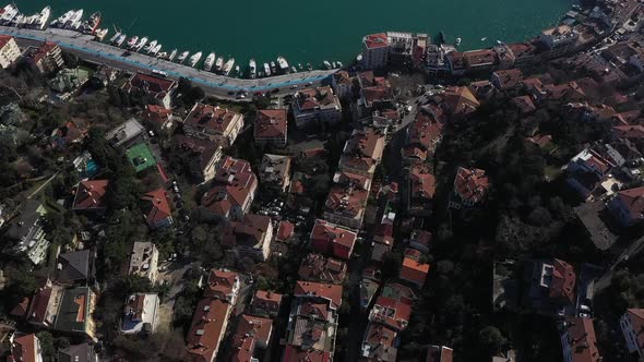 Istanbul Bebek Bosphorus Aerial View 17