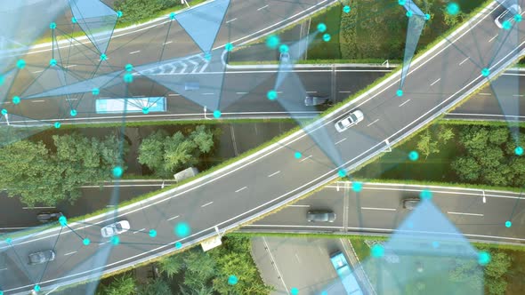 Smart traffic big Data concept