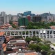 Lapa Arches, Carioca Aqueduct, Cathedral Of Saint Sebastian Rio De Janeiro, Brazil Aerial View - VideoHive Item for Sale