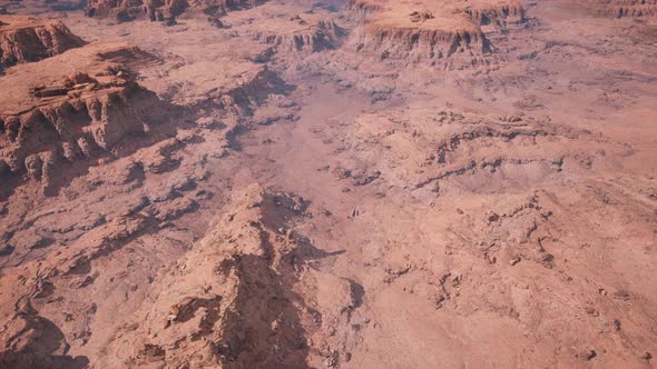 Aerial Panoramic View of Grand Canyon