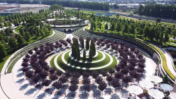 Public Park Krasnodar (Galitsky Park). Krasnodar. Russia.