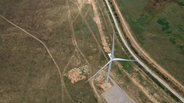 Wind Turbine in South Ukraine