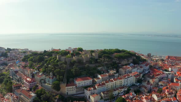 Slow parallax of Castelo do Sao Jorge