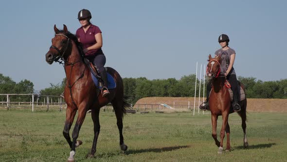 Female Riders in the Countryside