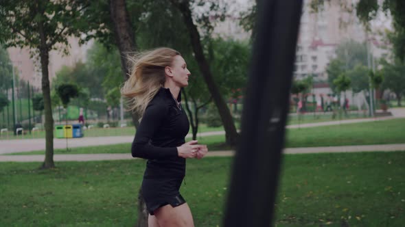 Athletic Woman Running